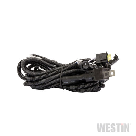 WESTIN AUTOMOTIVE LED ACCESSORY WIRING HARNESS 11FT LONG, 14 GUAGE, 15 AMP FUSE W/SINGLE CONNECTOR & ROCKER SWITCH 09-12000-1